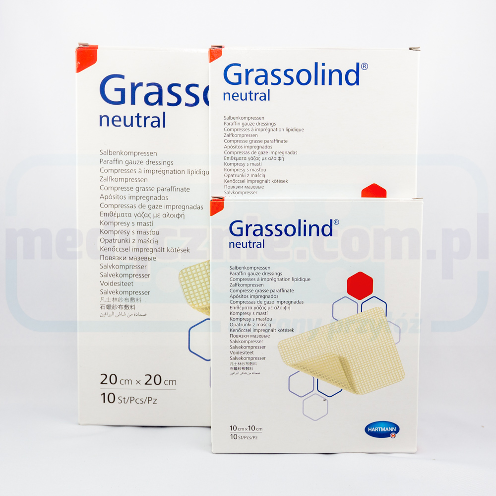 Grassolind 10 * 10cm arde pansament 1pc